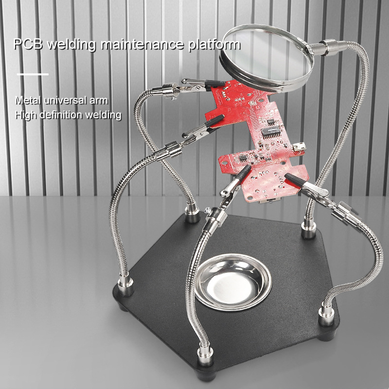 Pcb Holder Clamp - 확대경 납땜 클램프 스테이션, PCB 회로