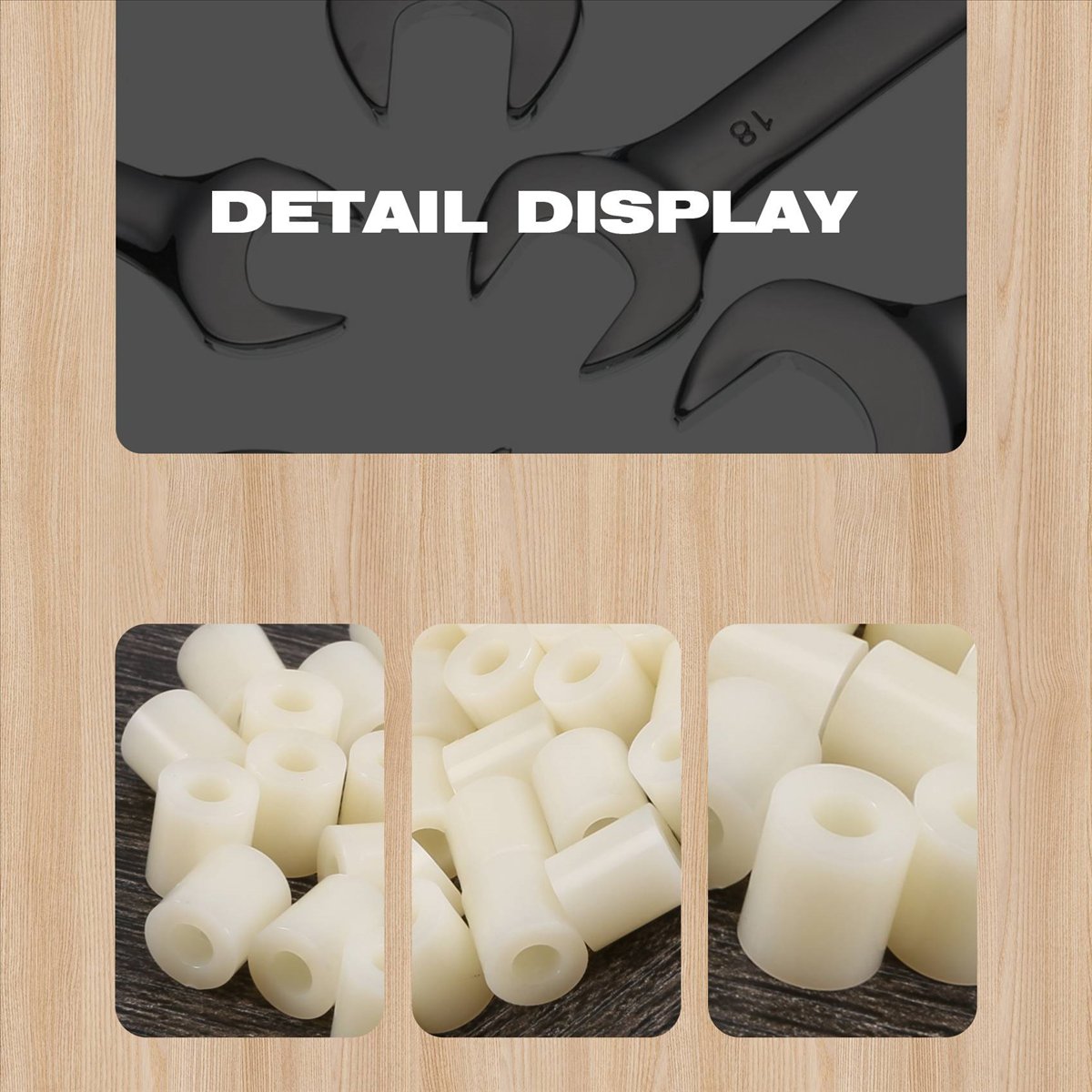 Pcb Holder Clamp - ABAN 7mmx3.2mmx8mm 나일론 스탠드오프 LED PCB