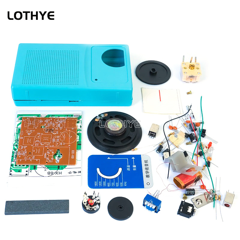 Electronics Repair School - 6 튜브 AM 라디오 어셈블리 DIY