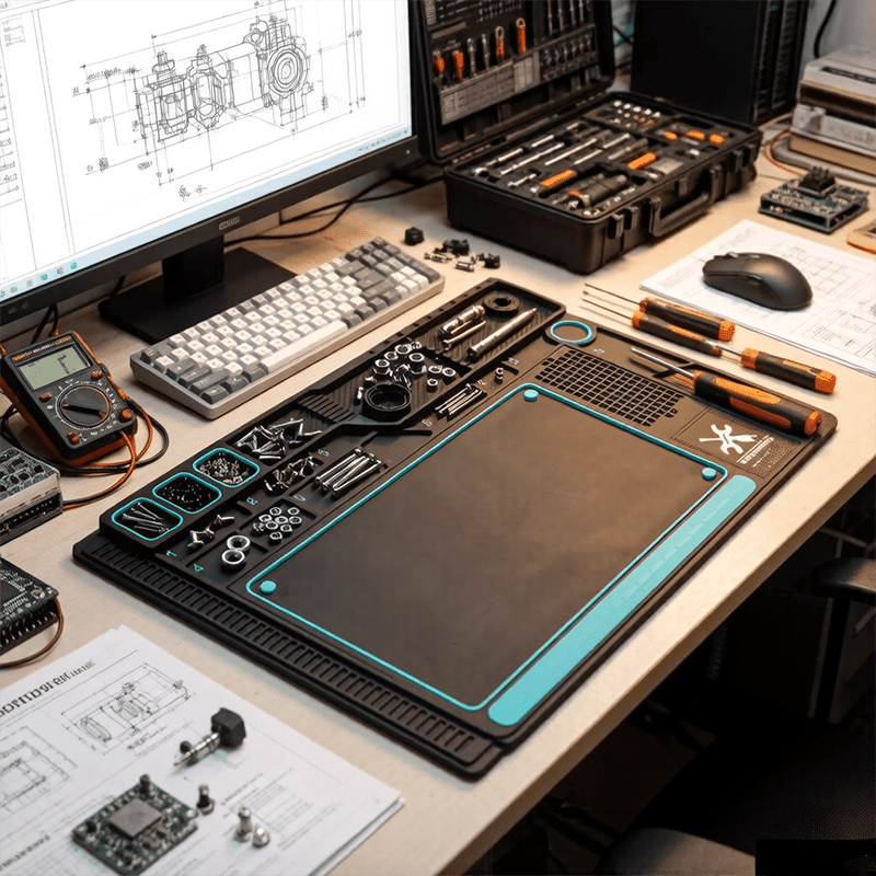 Electronics Repair Bench - 다기능 용접 작업대 패드 실리콘 수리