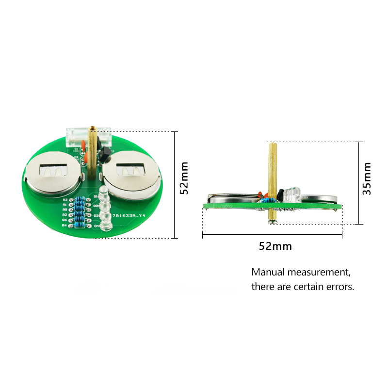 Electronics Repair School - LED 데스크탑 회전 조명 자이로 DIY