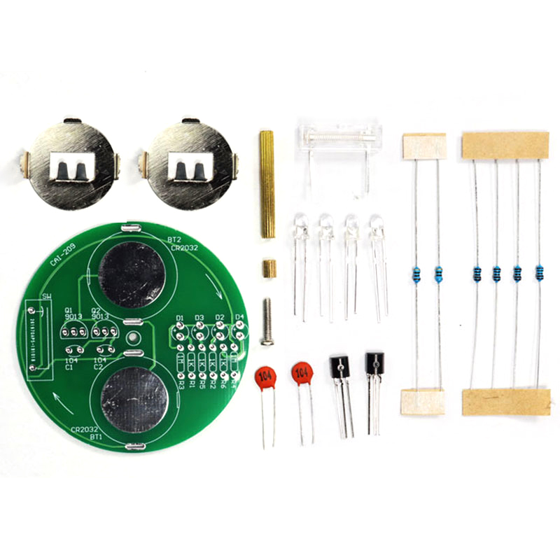 LED 자이로 DIY 전자 키트 데스크탑 회전 조명 D - Electronics Repair School 리뷰 및 가격