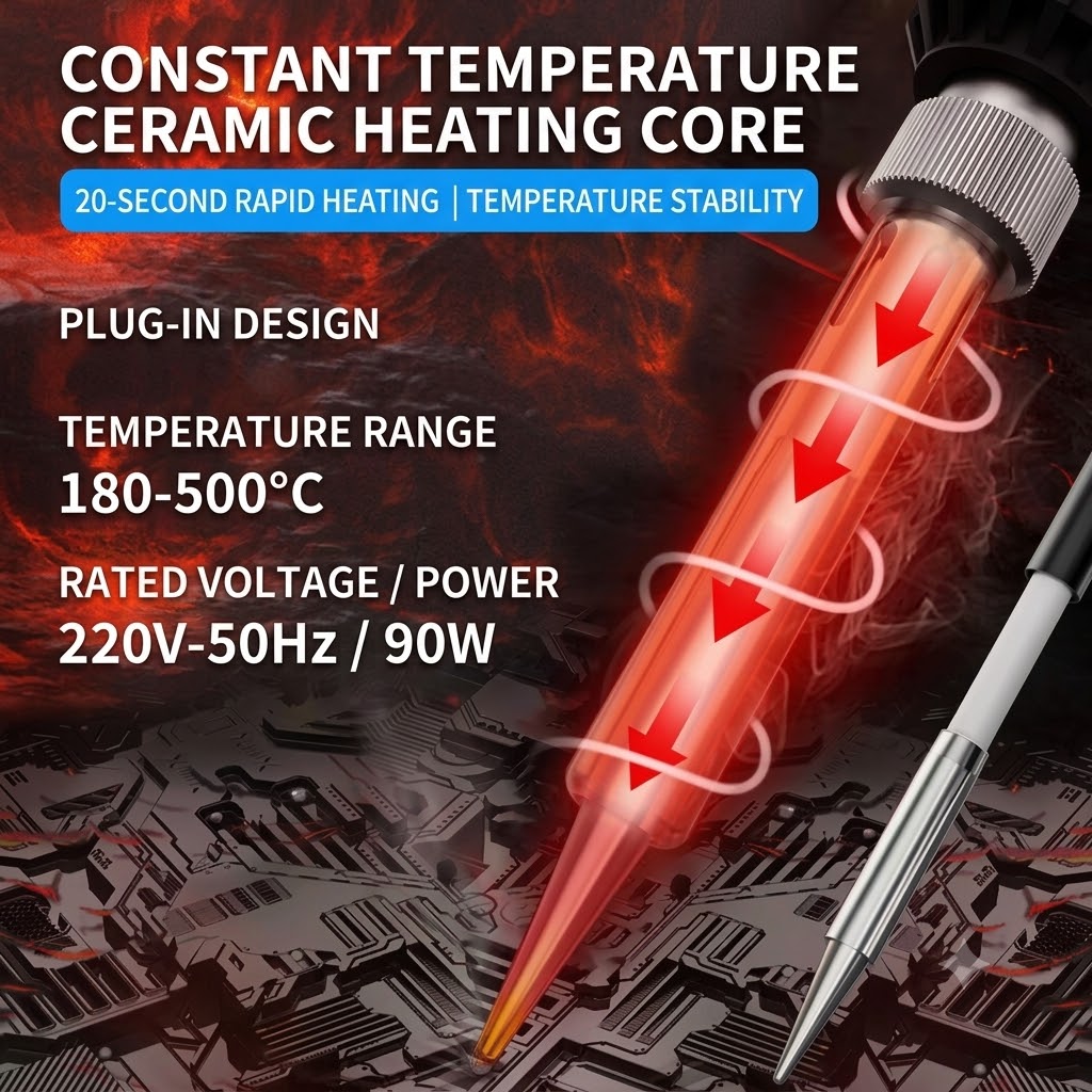 조절식 온도 납땜 인두 키트 60W/90W LCD 7- - Electronics Repair Uk 리뷰 및 가격