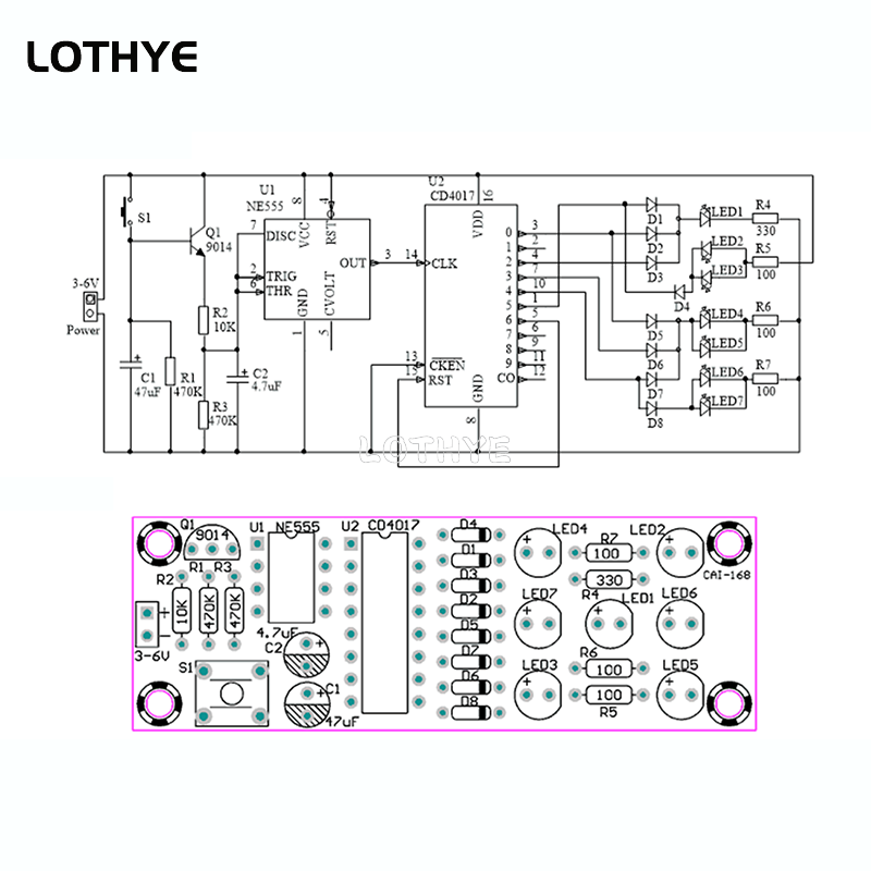 DIY 주사위 생산 키트 LED 용접 부품, 학교 용접 - Electronics Repair School 리뷰 및 가격