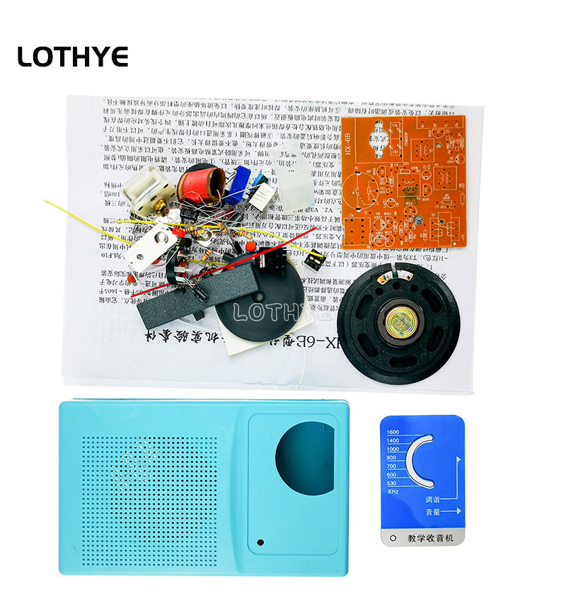 6 튜브 AM 라디오 어셈블리 DIY 전자 키트 생산  - Electronics Repair School 리뷰 및 가격