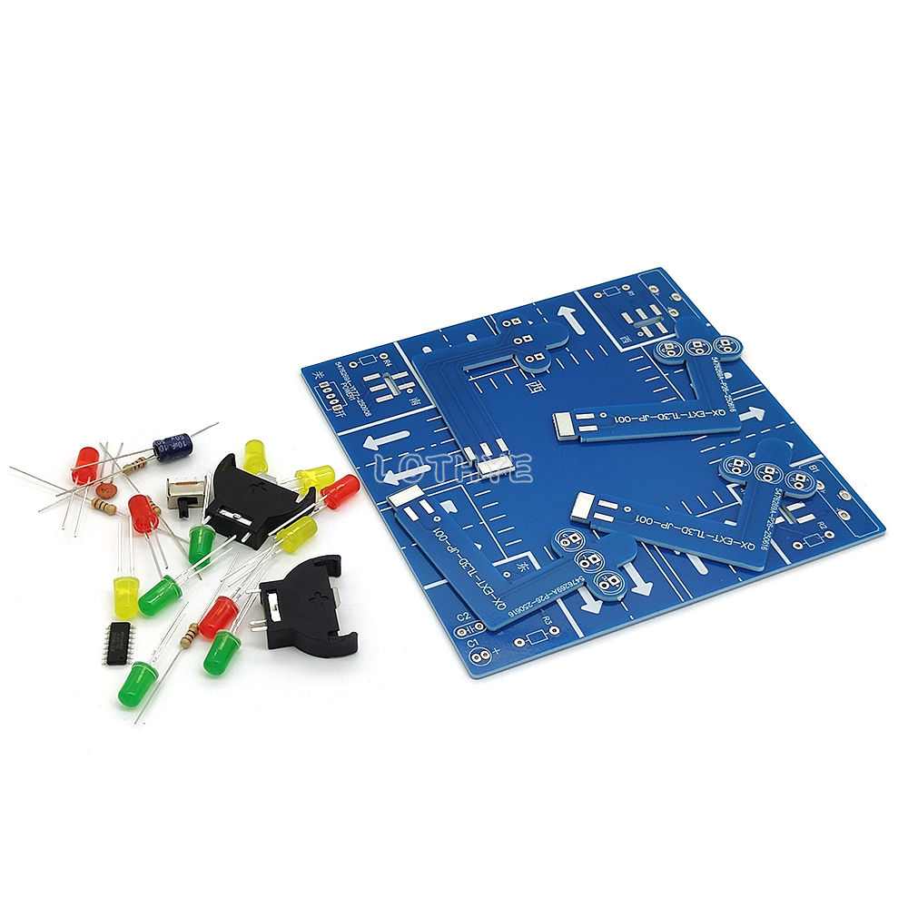창의적인 DIY 교통 신호등 전자 키트 재미있는 납땜  - Electronics Repair School 리뷰 및 가격