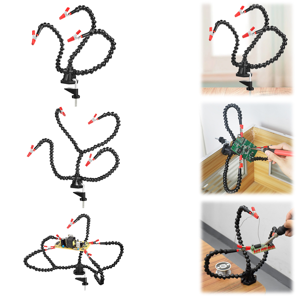 데스크 클램프 납땜 세 번째 손 도구 3/4/5 Pcs - Pcb Holder Clamp 리뷰 및 가격