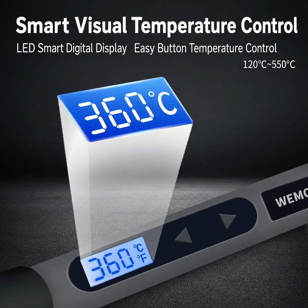 90W 디지털 LCD 온도 조절 가능 납땜 인두 용접  - Electronics Repair Uk 리뷰 및 가격