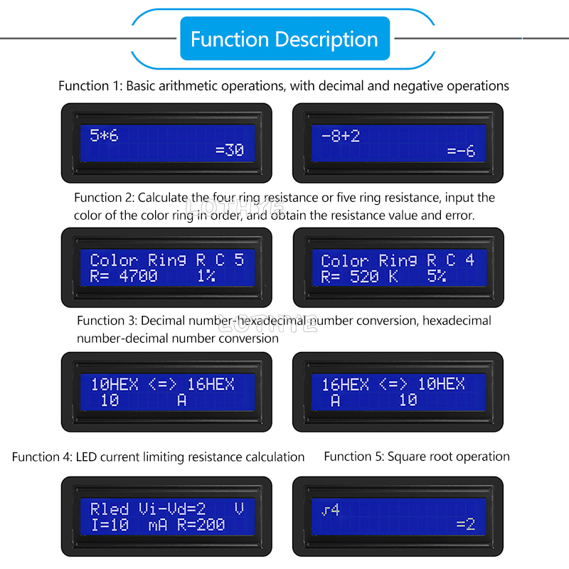 미니 계산기 DIY 전자 키트 LCD1062 디스플레이 - Electronics Repair School 리뷰 및 가격