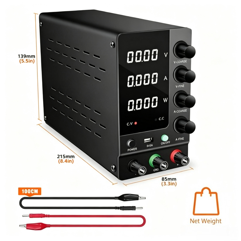 0-32V 0-6A 가변 조절식 DC 전원 공급 장치, - Electronics Repair Bench 리뷰 및 가격