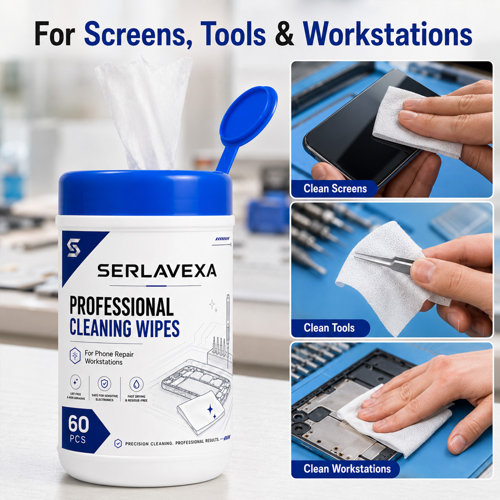 60개입 전자제품 청소용 물티슈 (휴대폰 수리, 스크린 - Electronics Repair Bench 리뷰 및 가격